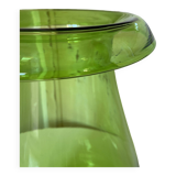 Large Ikea Green Glass Vase by Maria Vinka 1999