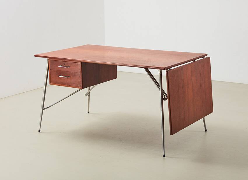 Borge Mogensen Drop Leaf Desk for Soborg Denmark 1953