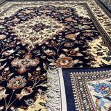 Ghoum Persian Rug "Extra Fine" wool and silk, Signed