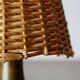 Vintage Italian Wicker Table Lamp