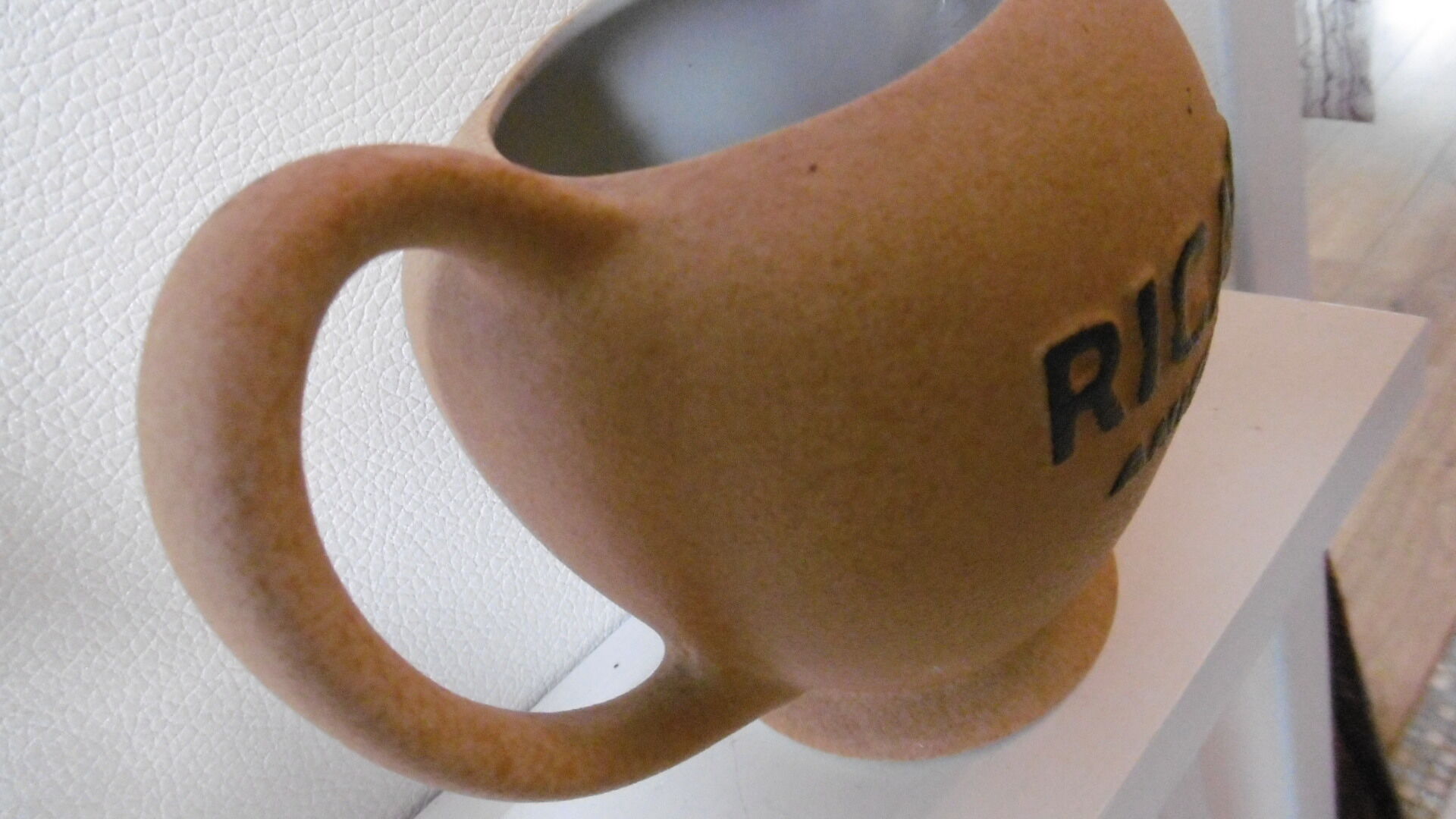 Vintage Ricard sandstone pitcher