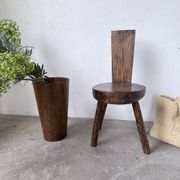 Porte parapluie bois sculpté 1950