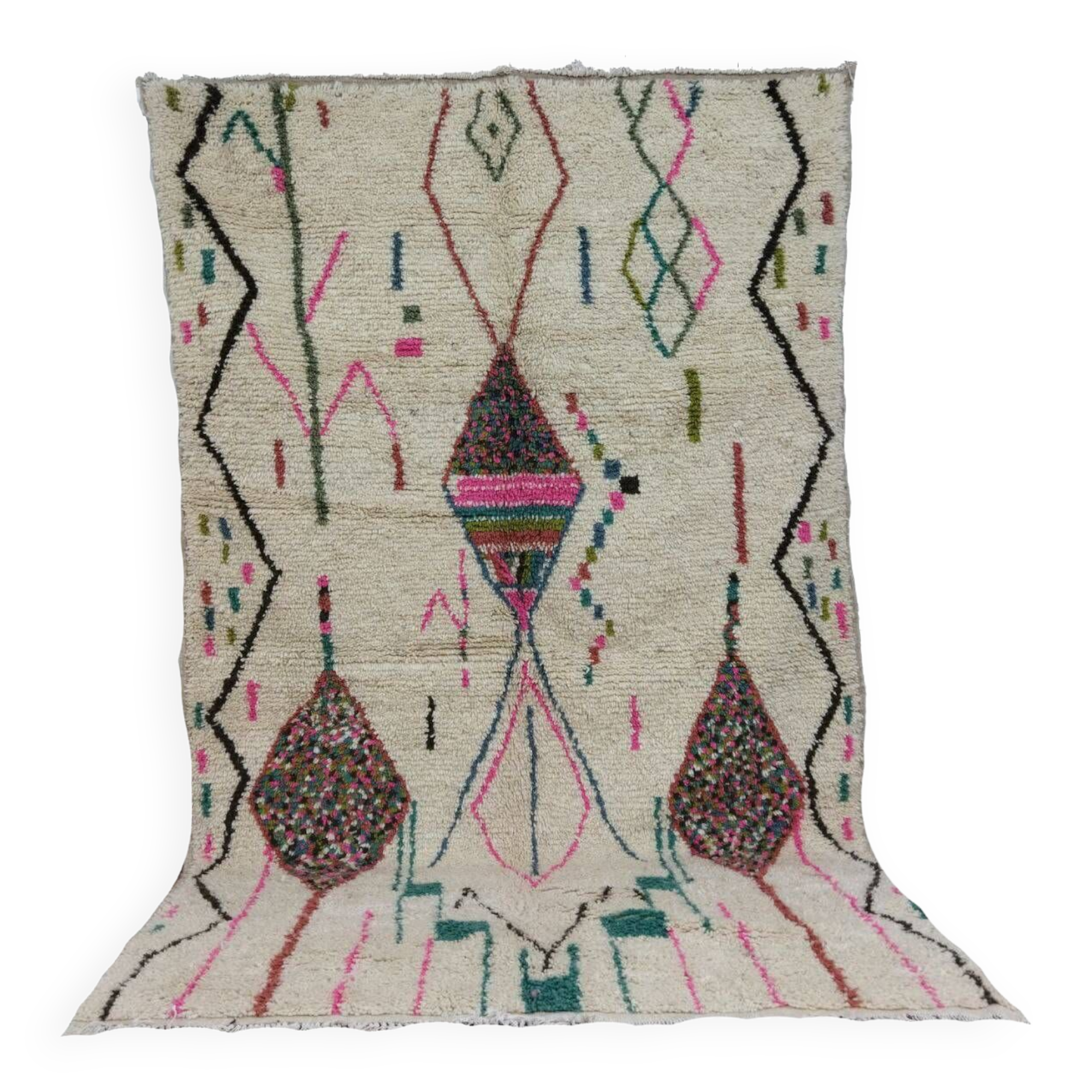 Handmade Moroccan Berber rug 250 x 150 cm