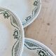 4 flat plates ironstone New Galleries Ennegé Paris - Model Ro