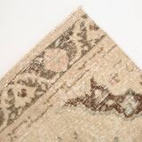 3x12 Brown & Beige Classic Persian Runner Rug, 90x379Cm