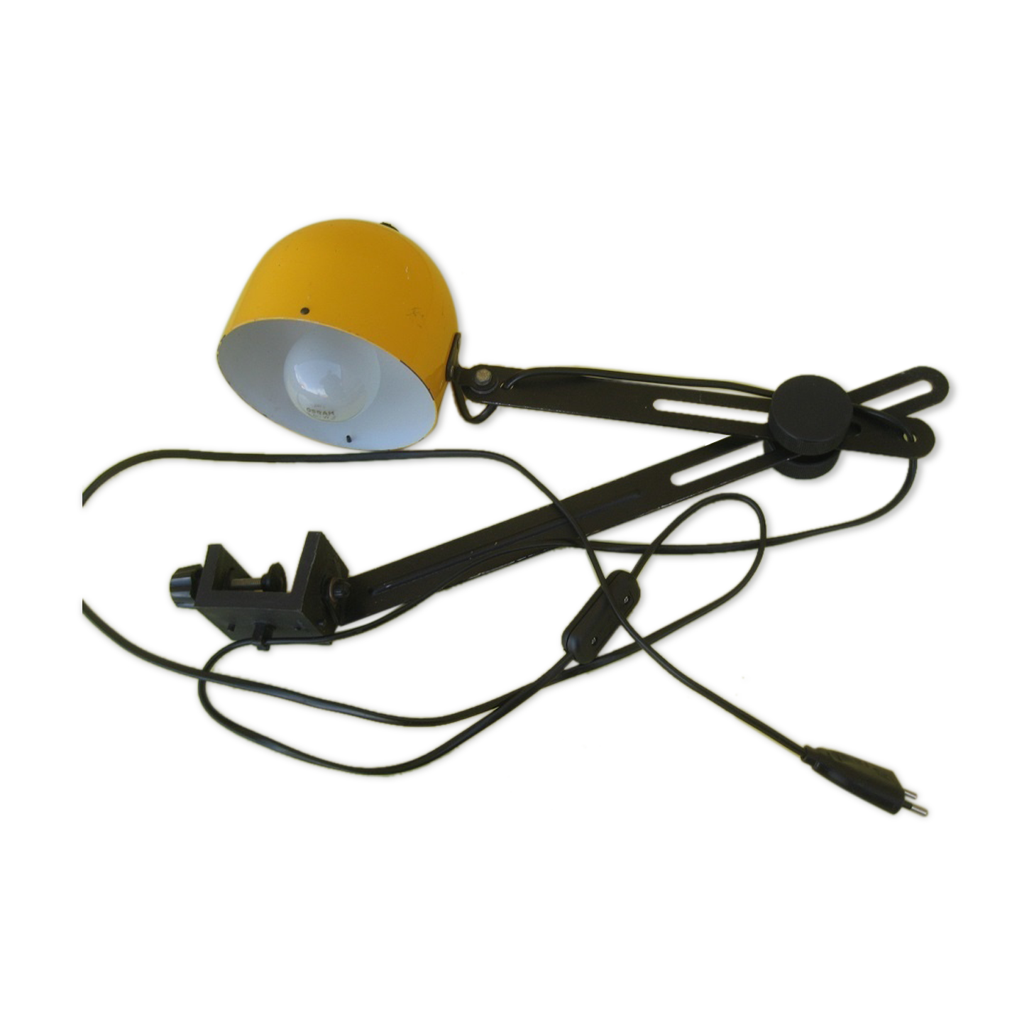 Vintage, former lampe of bureau or atelier