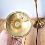 Pair oil lamps F. Andersen 70s