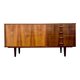 Vintage Polish buffet in flamed walnut – Mid-Century design from the 1960s