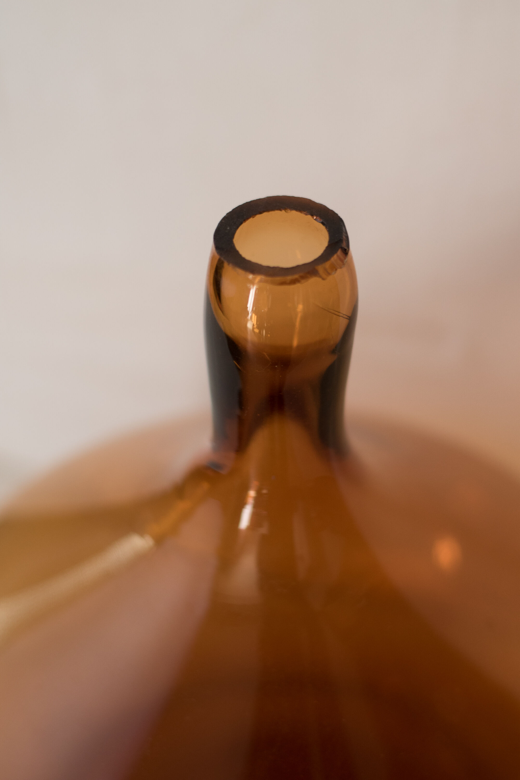 Dame jeanne 3 litres ambrée