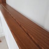 Vintage wall shelf in solid elm by Lucian Ercolani C1960 Ercol