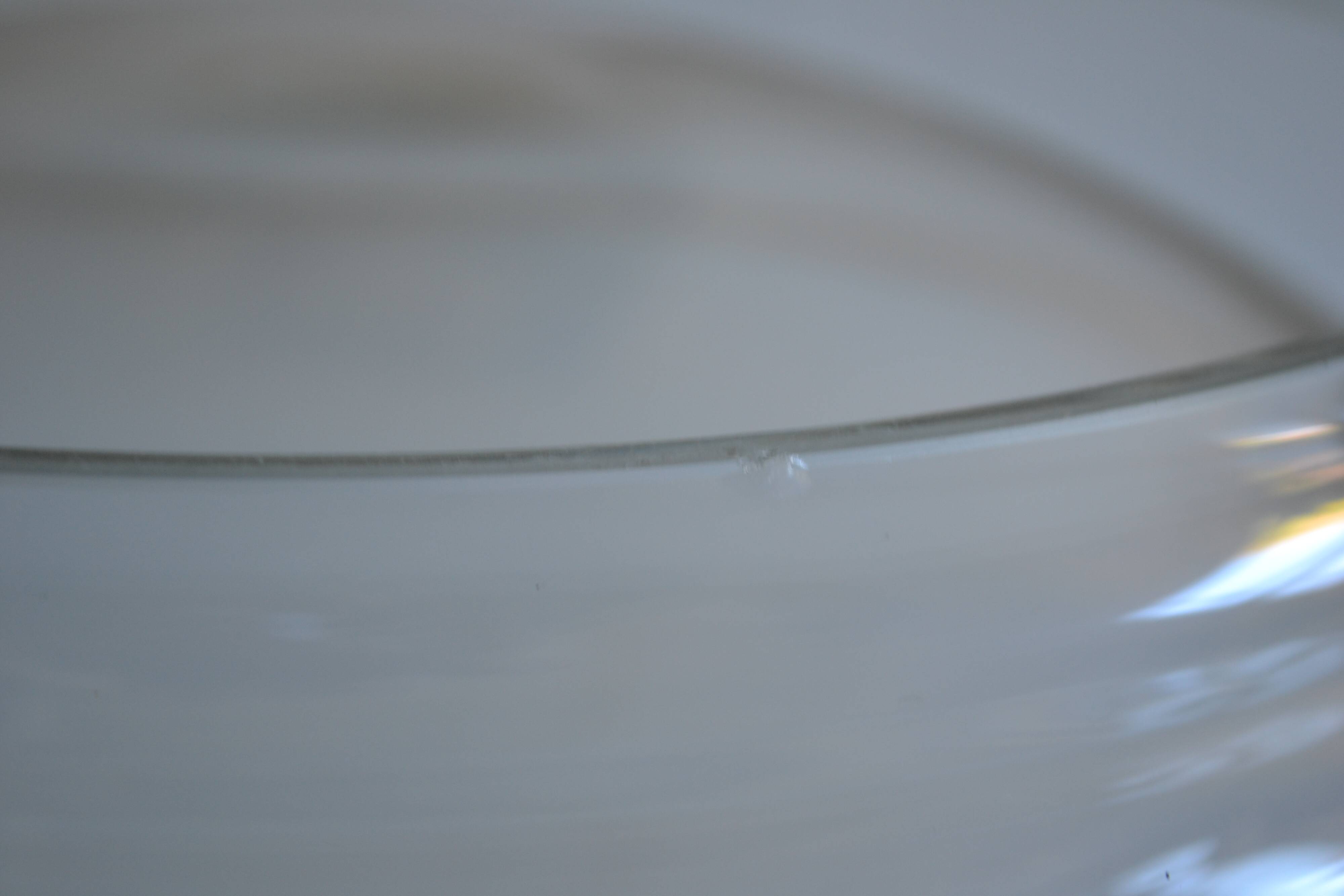 vide poche en verre soufflé, Murano Italy vers 1970 D : 35 cm