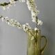 Large bubble glass pitcher from the 70s
