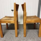 Set of 4 Luigi Gorgoni chairs 1980