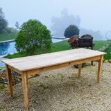 Solid oak farmhouse table 220 X 80 cm