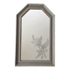 Antique hand-engraved mirror – Unique piece