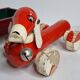 Set of three vintage pulling toys, 50s-60s