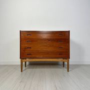 1960s vintage Danish design teak chest of drawers by Arne Hovmand Olsen for Mogens Kold