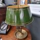 Old lamp hot water bottle bronze and sheet metal three fires