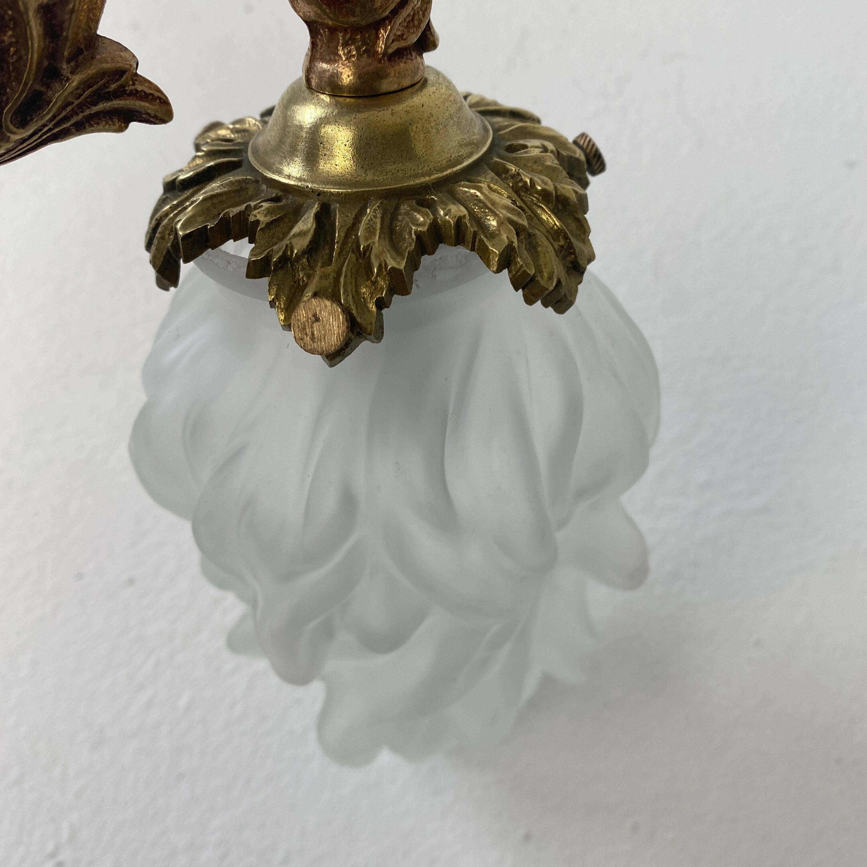 Pair of vintage art-deco sconces