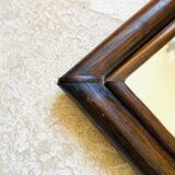 Wooden mirror 37x60 cm, 80s