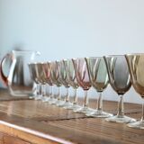 10 foot glasses and a glass pitcher