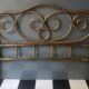 Vintage rattan headboard