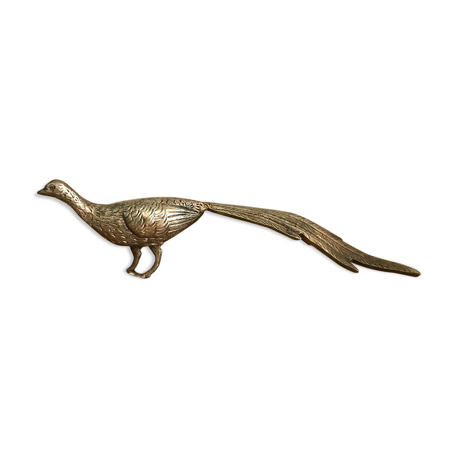 Brass peacock