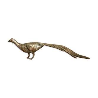 Brass peacock