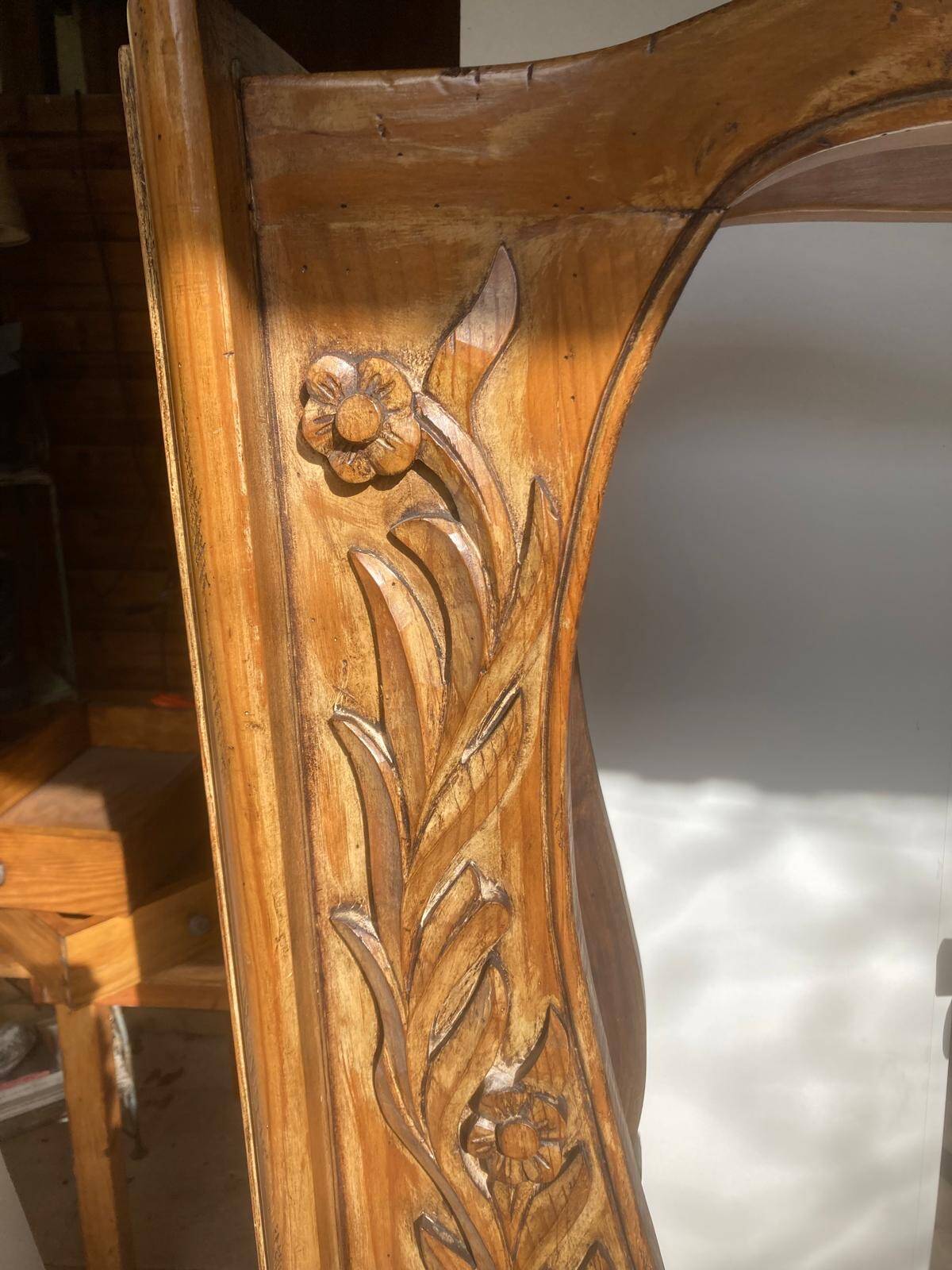 Console en bois de style provençal