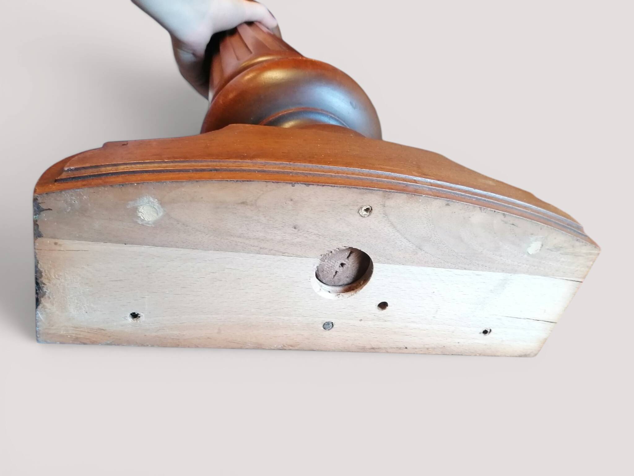 Set of 3 lamp bases in piano feet - Louis XVI style