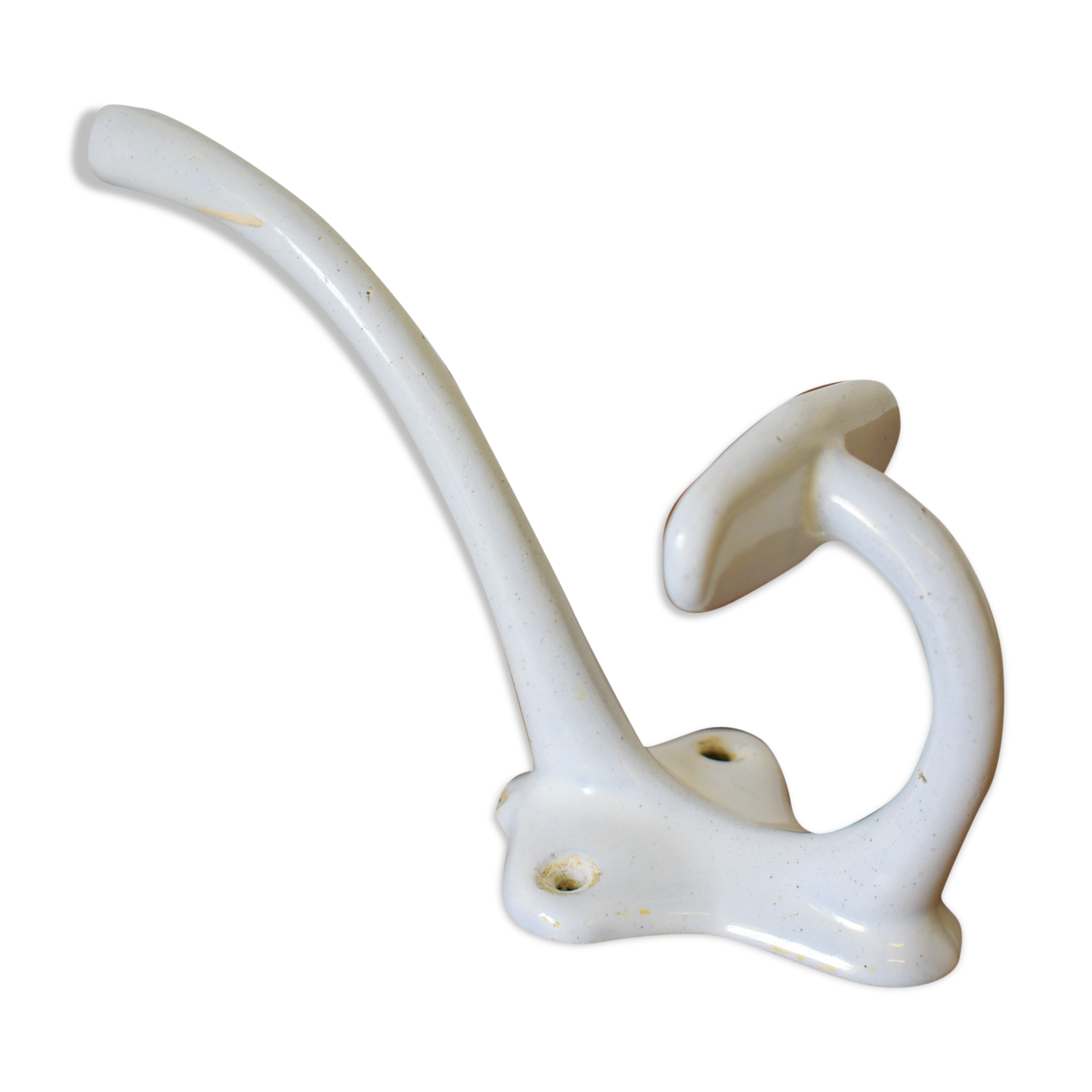 White enamelled cast iron pad