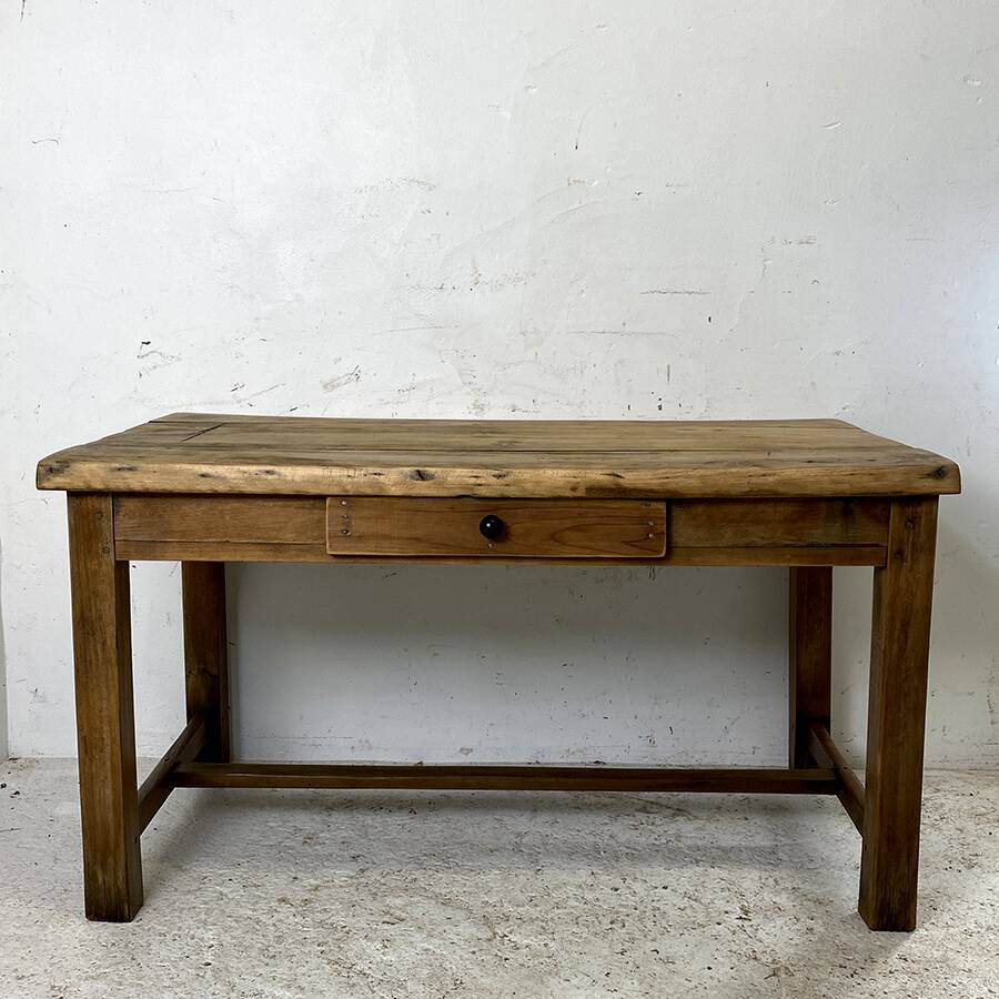 Solid wood farm table
