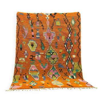Tapis berbère fait main en laine pure 2.5x1.5 m
