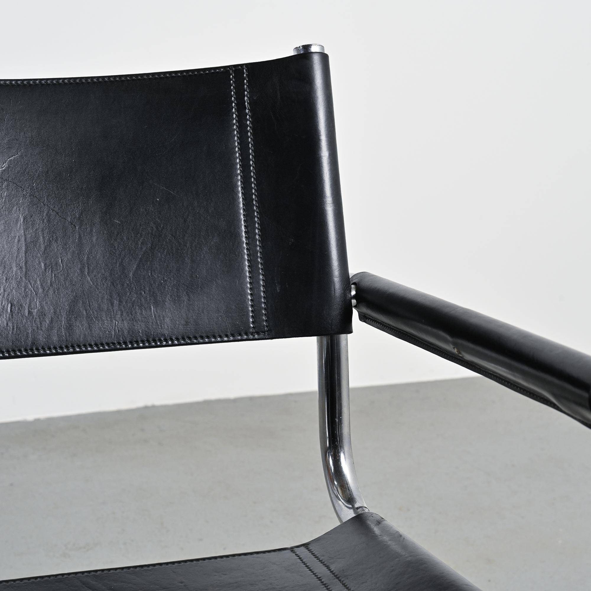 Pair of cantilever armchairs by Matteo Grassi, Italy, circa 1970.