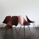 Vittorio Nobili for Fratelli Tagliabue Italian Medea dining chairs, 1950s