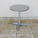 Table style bistrot terrasse en aluminium