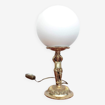 Lampe ancienne ange