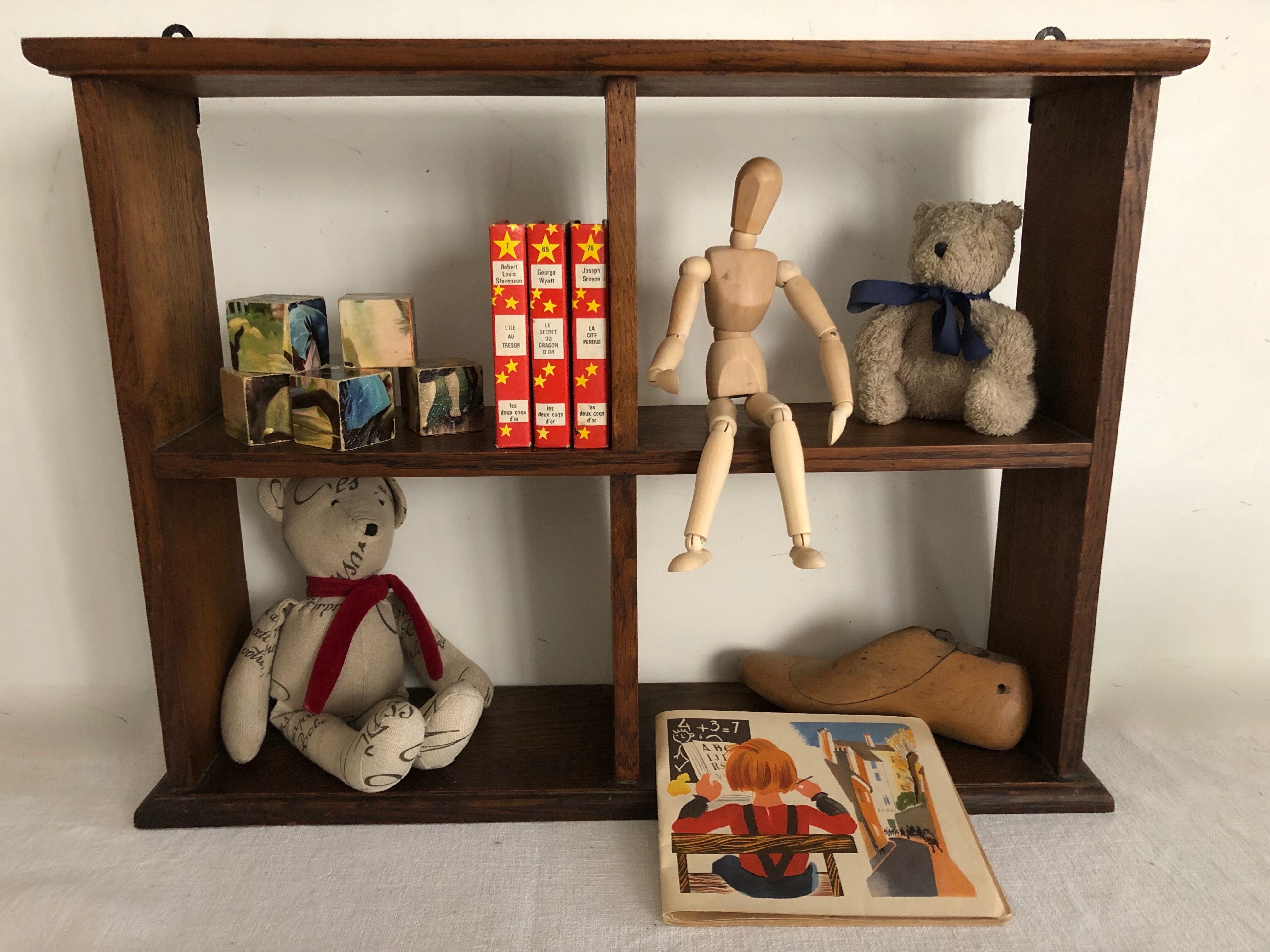 Old shelf, storage and decoration
