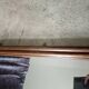 Beveled mirror in solid wood
