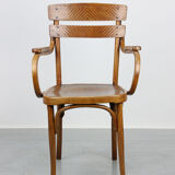Antique bentwood armchair