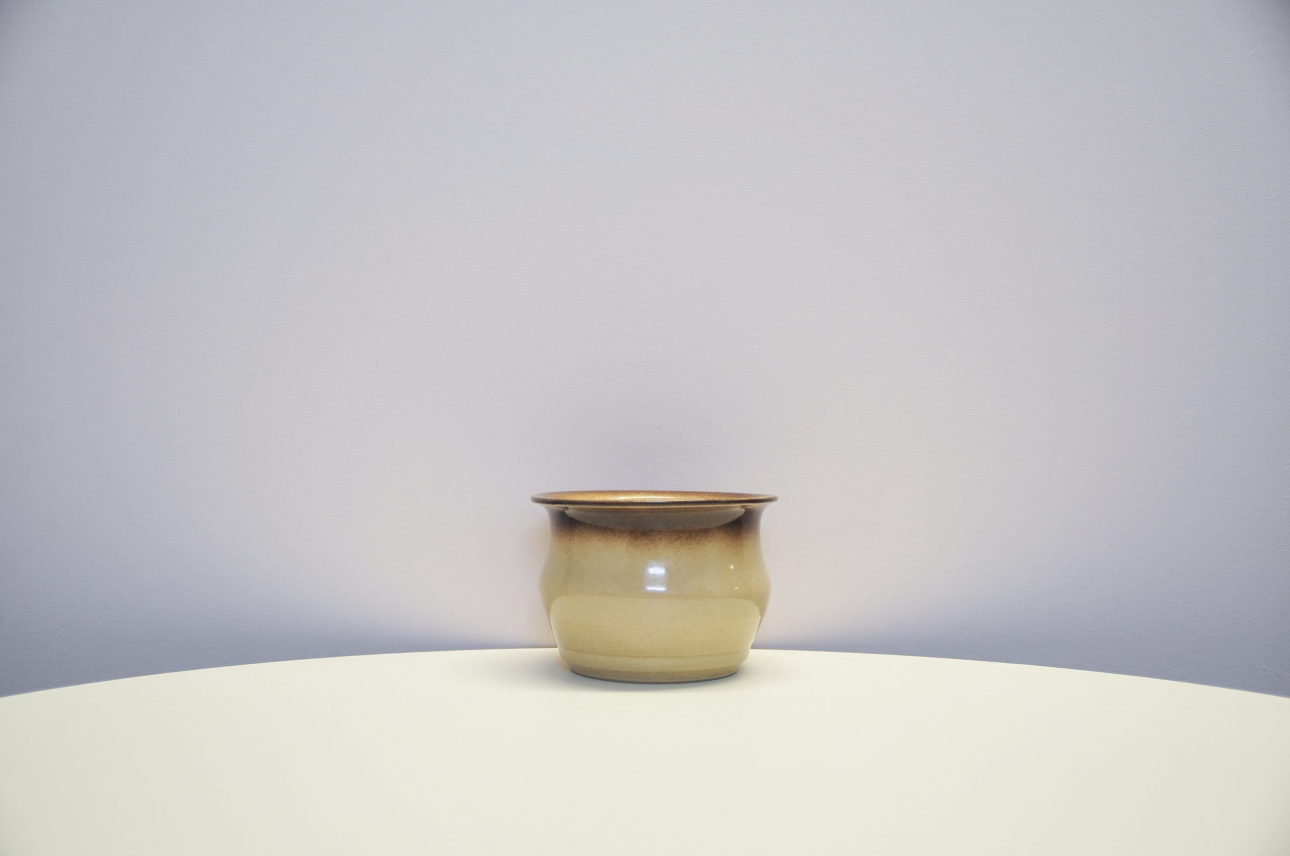 Brown flowerpot from Denmark