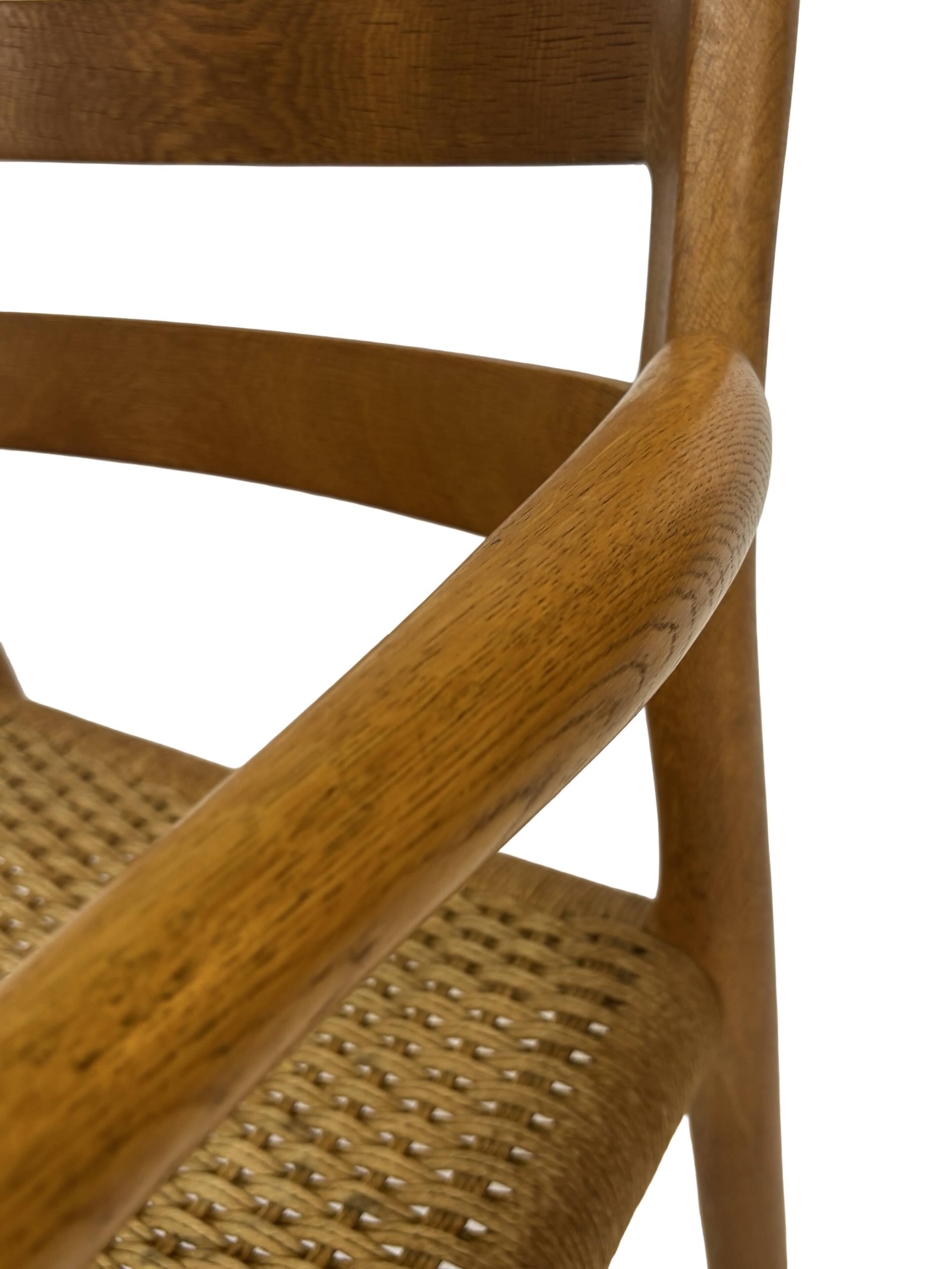 Vintage Niels Otto Moller Armchair Model 67 in Oak Danish Design