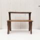 Wooden step stool vintage country decoration