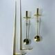 Pair of Wall Candle holder Skultuna Sweden 1970 Pierre Forsell 1607 vintage