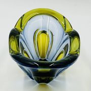 Coupe design en verre de Bohême Chribska