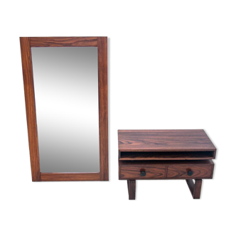 A chest of drawers with a mirror, Danish design, 1960s