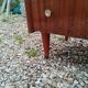 Old vintage chest of drawers with compass foot