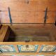 Tyrolean Wedding Chest Painted and Dated 1855