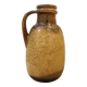 XXL Vase de sol en céramique beige marron Scheurich 417-42 Fat Lava West Germany vintage 1950s 1960s