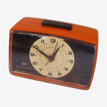 Vintage alarm clock Syncromatic Schatz model 820